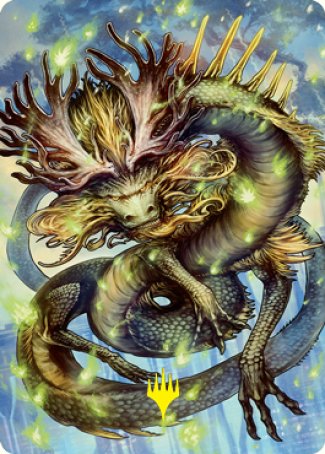 Kura, the Boundless Sky Art Card (Gold-Stamped Signature) [Kamigawa: Neon Dynasty Art Series] | Card Citadel