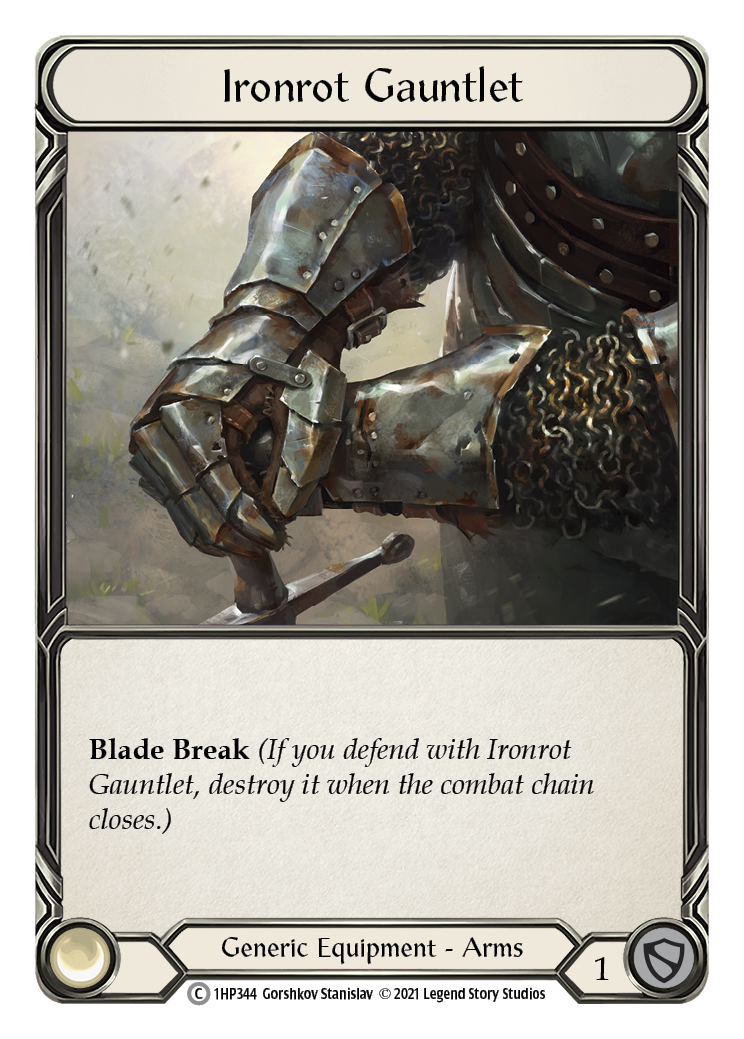 Ironrot Gauntlet [1HP344] | Card Citadel