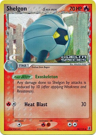 Shelgon (54/113) (Delta Species) (Stamped) [EX: Delta Species] | Card Citadel