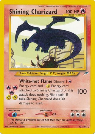 Shining Charizard (107/105) [Neo Destiny Unlimited] | Card Citadel