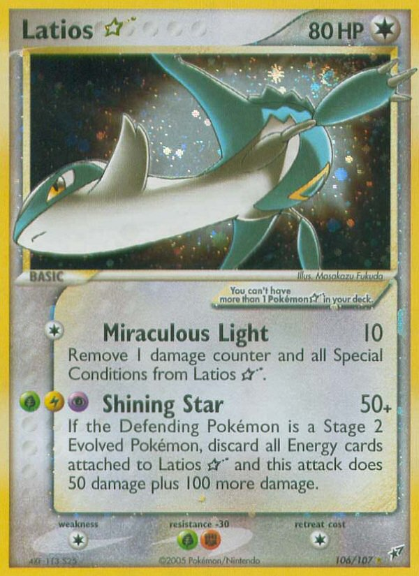 Latios Star (106/107) [EX: Deoxys] | Card Citadel