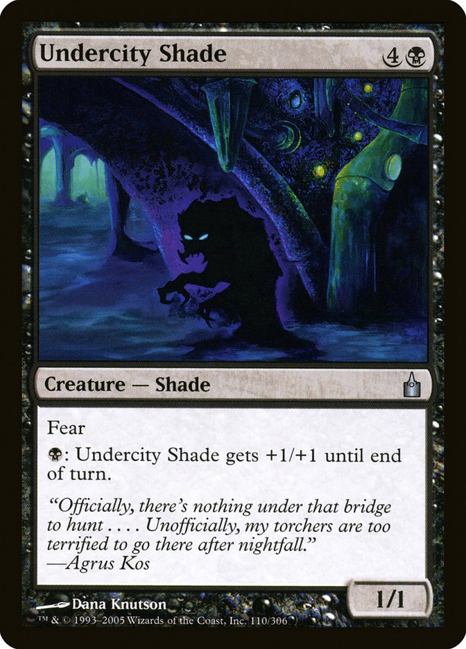 Undercity Shade [Ravnica: City of Guilds] | Card Citadel