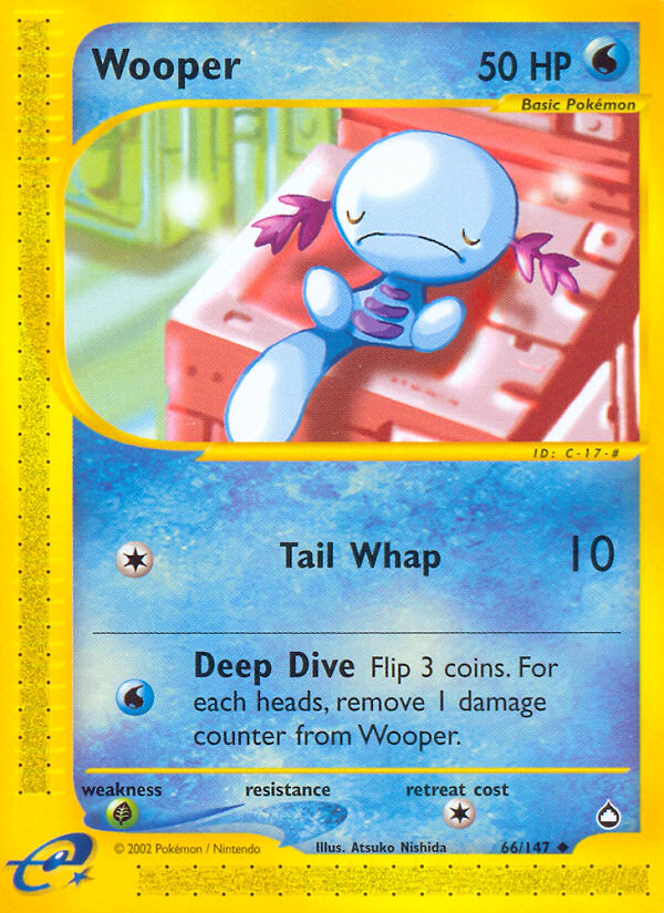 Wooper (66/147) [Aquapolis] | Card Citadel