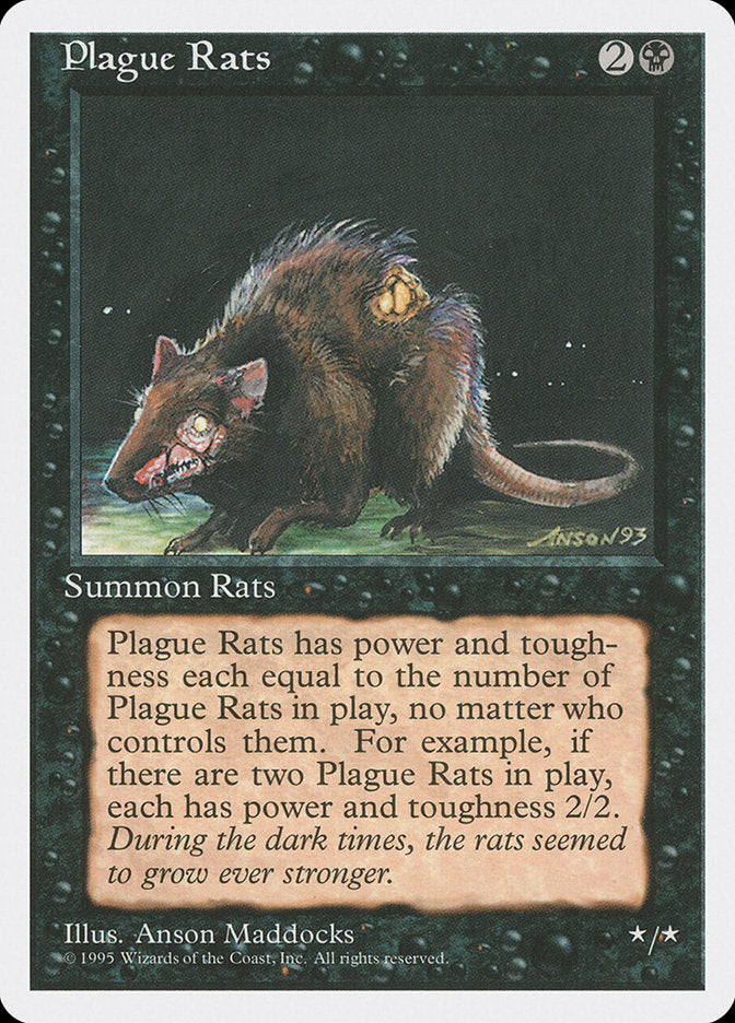 Plague Rats [Fourth Edition] | Card Citadel