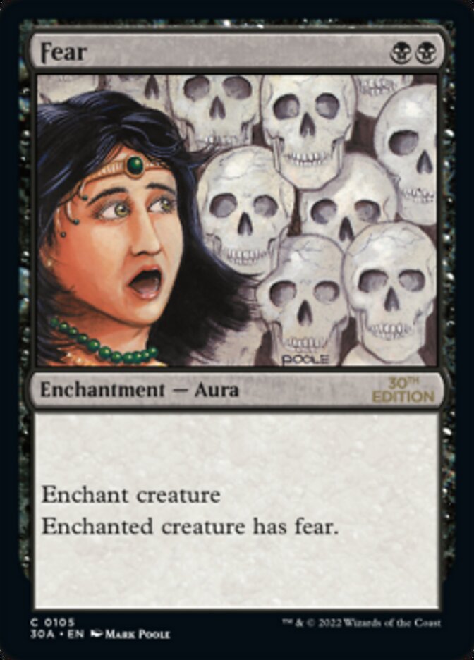 Fear [30th Anniversary Edition] | Card Citadel