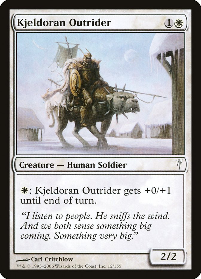 Kjeldoran Outrider [Coldsnap] | Card Citadel