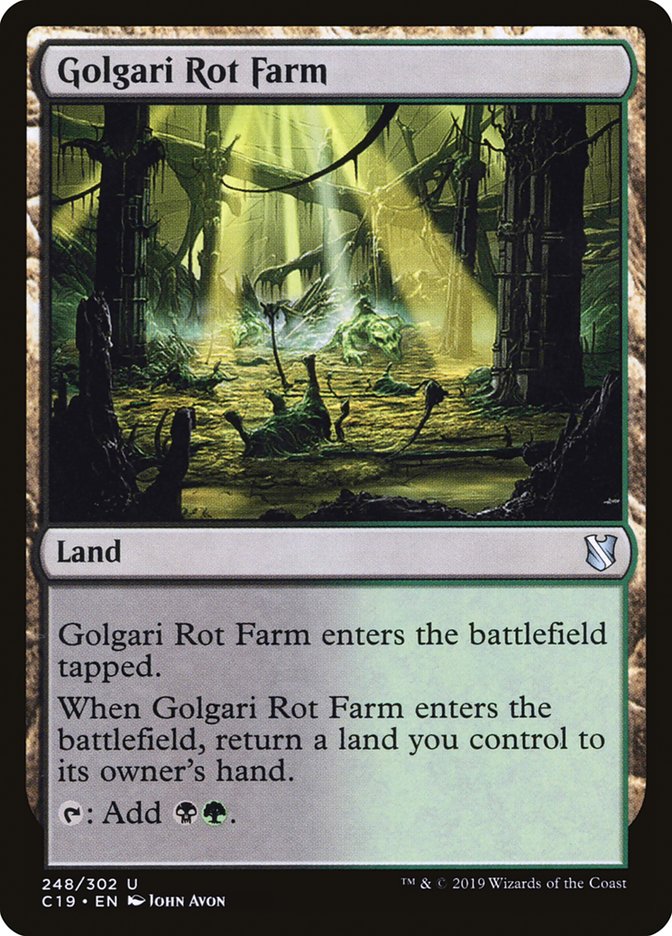 Golgari Rot Farm [Commander 2019] | Card Citadel