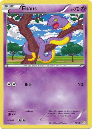 Ekans (16/30) [XY: Trainer Kit - Noivern] | Card Citadel