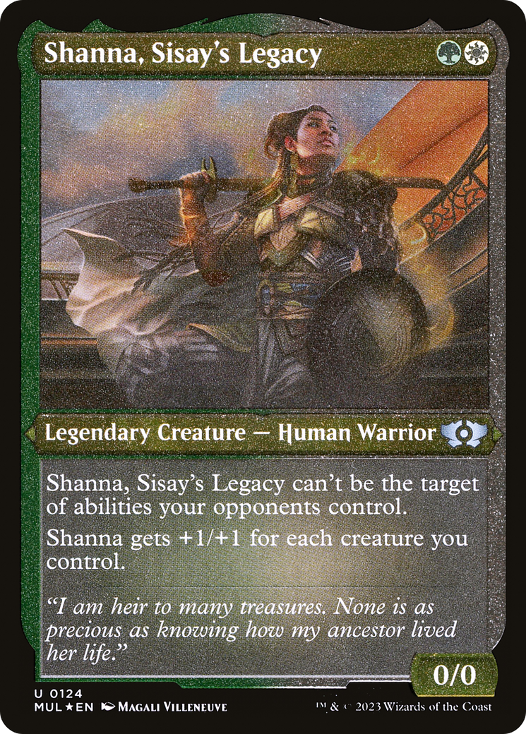 Shanna, Sisay's Legacy (Foil Etched) [Multiverse Legends] | Card Citadel