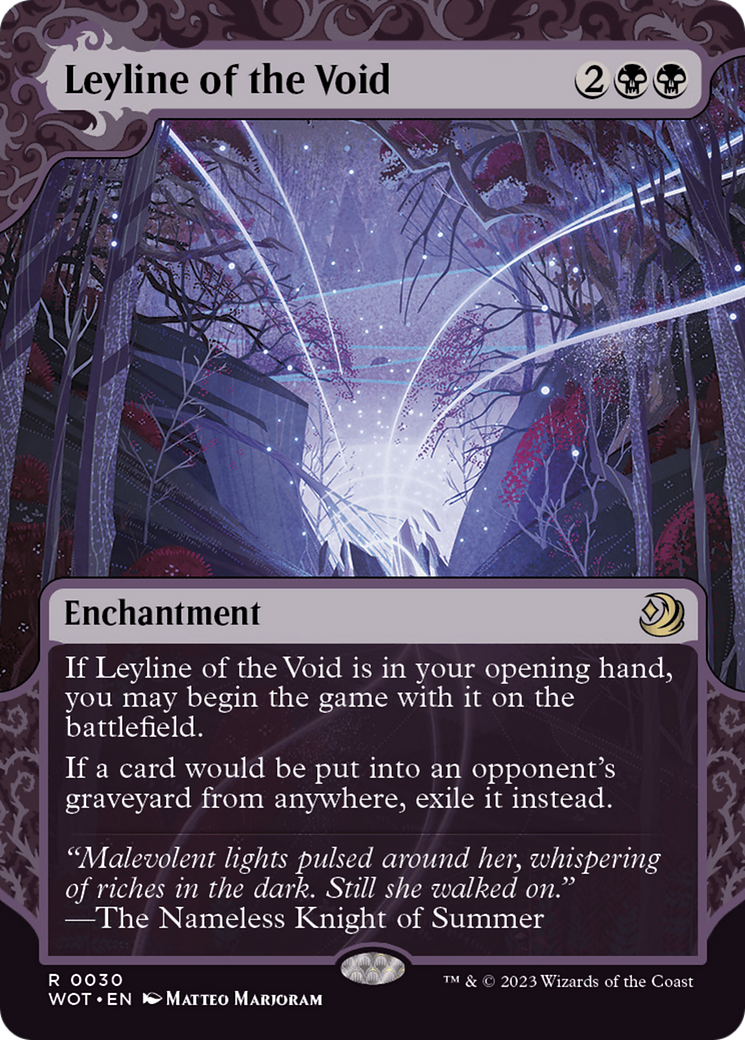 Leyline of the Void [Wilds of Eldraine: Enchanting Tales] | Card Citadel