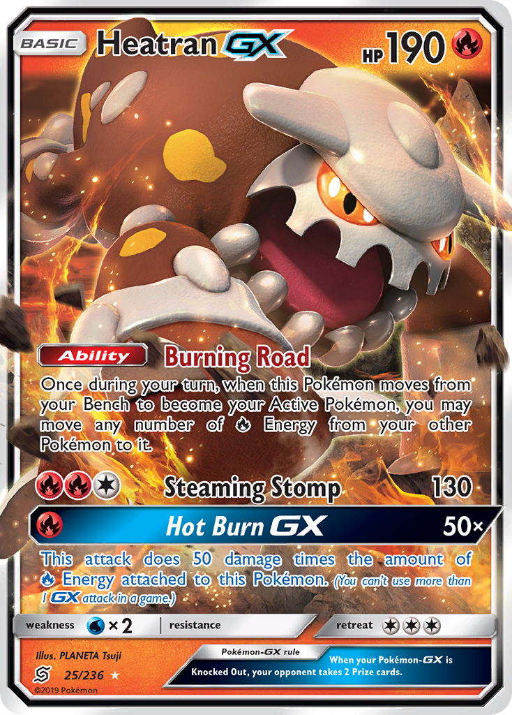 Heatran GX (25/236) [Sun & Moon: Unified Minds] | Card Citadel