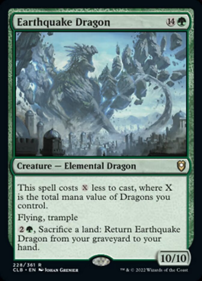 Earthquake Dragon [Commander Legends: Battle for Baldur's Gate] | Card Citadel