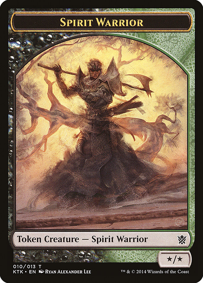 Spirit Warrior [Khans of Tarkir Tokens] | Card Citadel