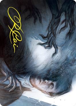 Dread Fugue Art Card (Gold-Stamped Signature) [Innistrad: Crimson Vow Art Series] | Card Citadel