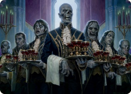 Dying to Serve Art Card [Innistrad: Crimson Vow Art Series] | Card Citadel