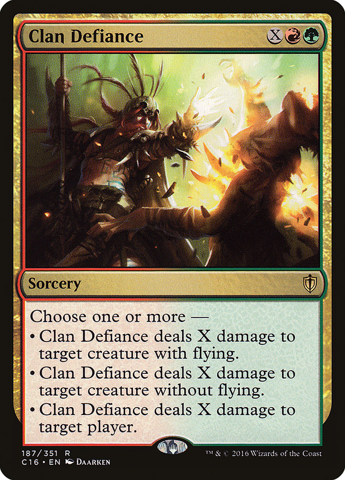 Clan Defiance [Commander 2016] | Card Citadel