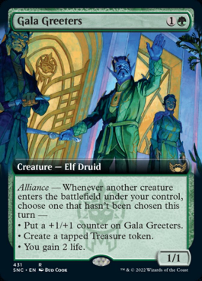 Gala Greeters (Extended Art) [Streets of New Capenna] | Card Citadel