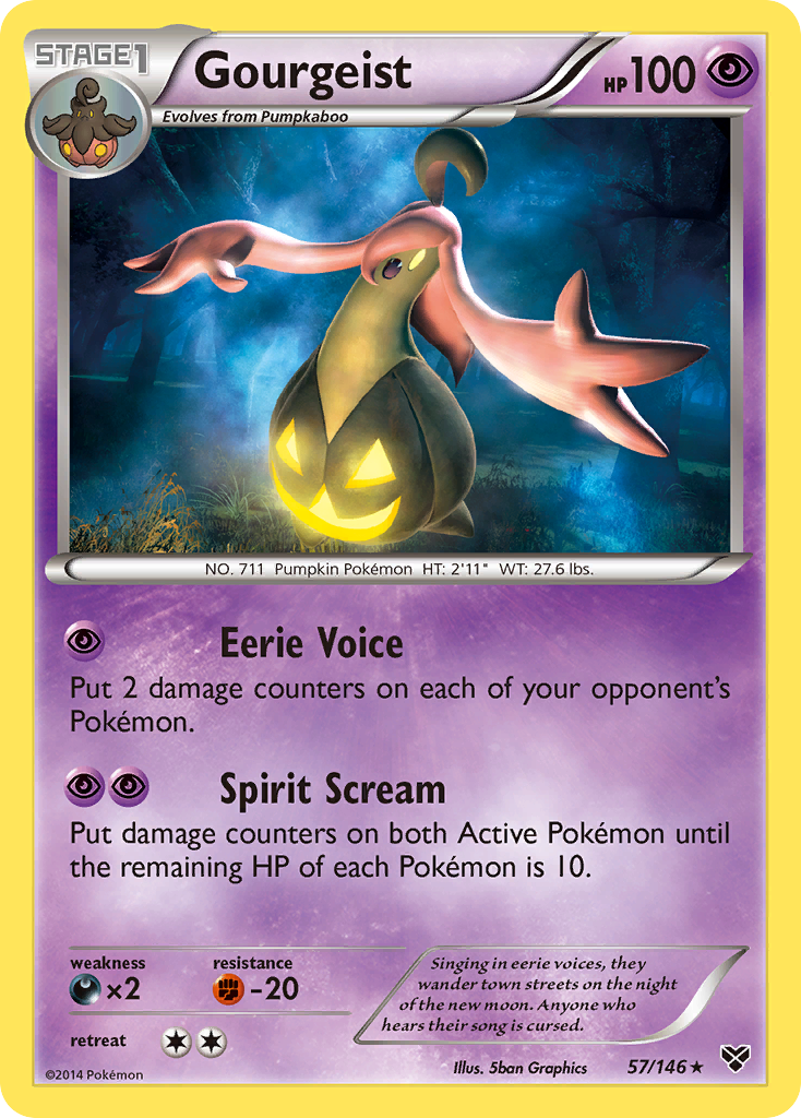 Gourgeist (57/146) [XY: Base Set] | Card Citadel