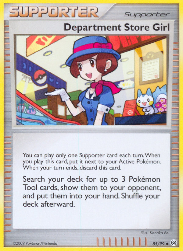 Department Store Girl (85/99) [Platinum: Arceus] | Card Citadel