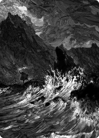 Island Art Card [Innistrad: Midnight Hunt Art Series] | Card Citadel