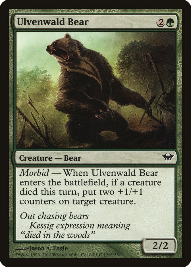 Ulvenwald Bear [Dark Ascension] | Card Citadel