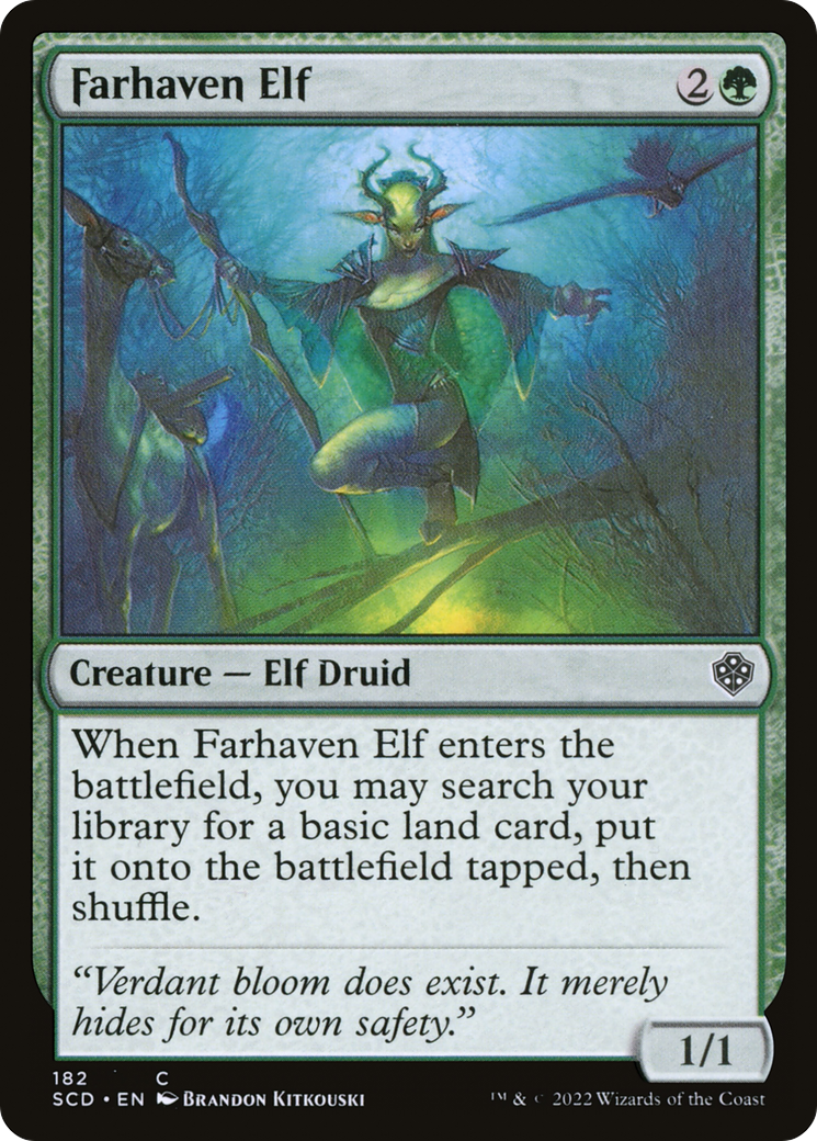 Farhaven Elf [Starter Commander Decks] | Card Citadel