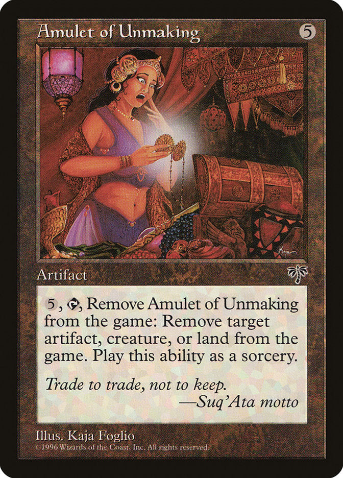 Amulet of Unmaking [Mirage] | Card Citadel