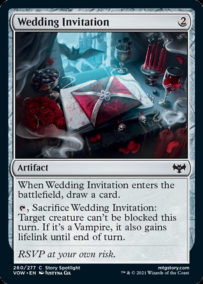 Wedding Invitation [Innistrad: Crimson Vow] | Card Citadel