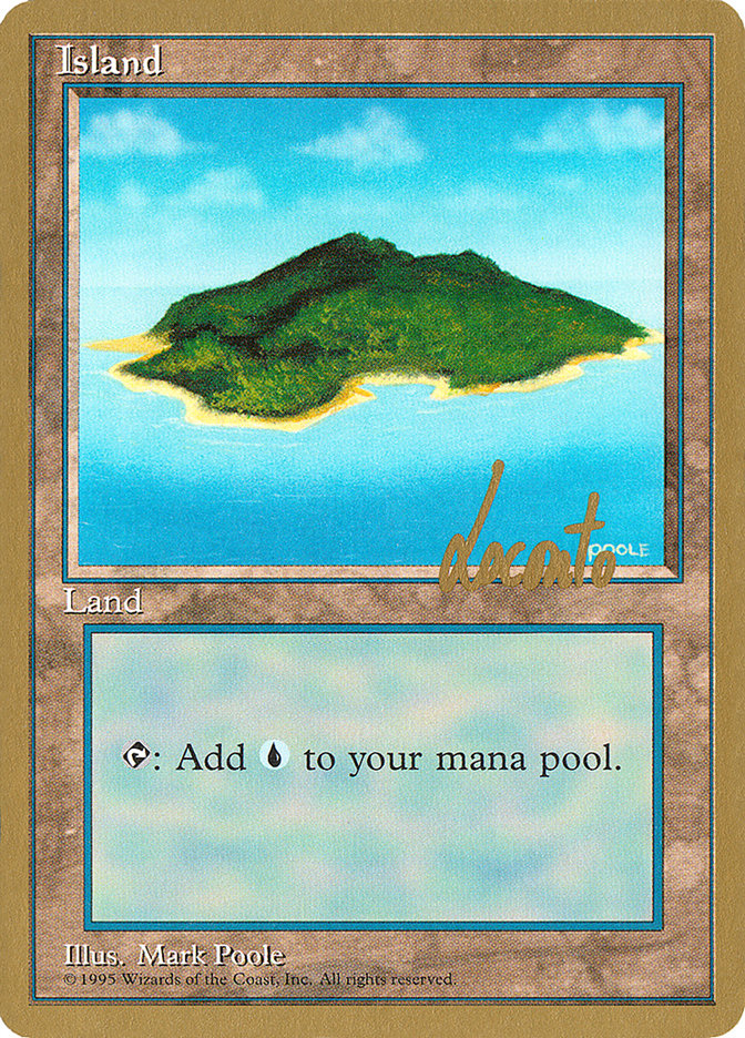 Island (ml367) (Michael Loconto) [Pro Tour Collector Set] | Card Citadel