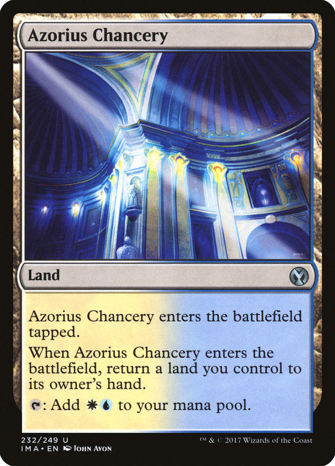 Azorius Chancery [Iconic Masters] | Card Citadel