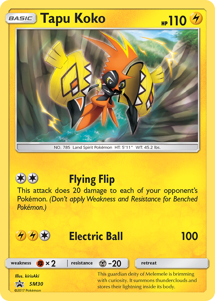 Tapu Koko (SM30) [Sun & Moon: Black Star Promos] | Card Citadel