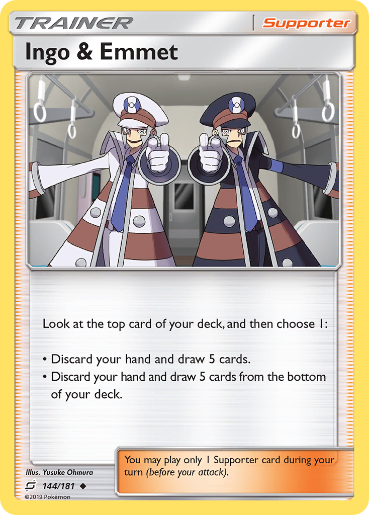 Ingo & Emmet (144/181) [Sun & Moon: Team Up] | Card Citadel