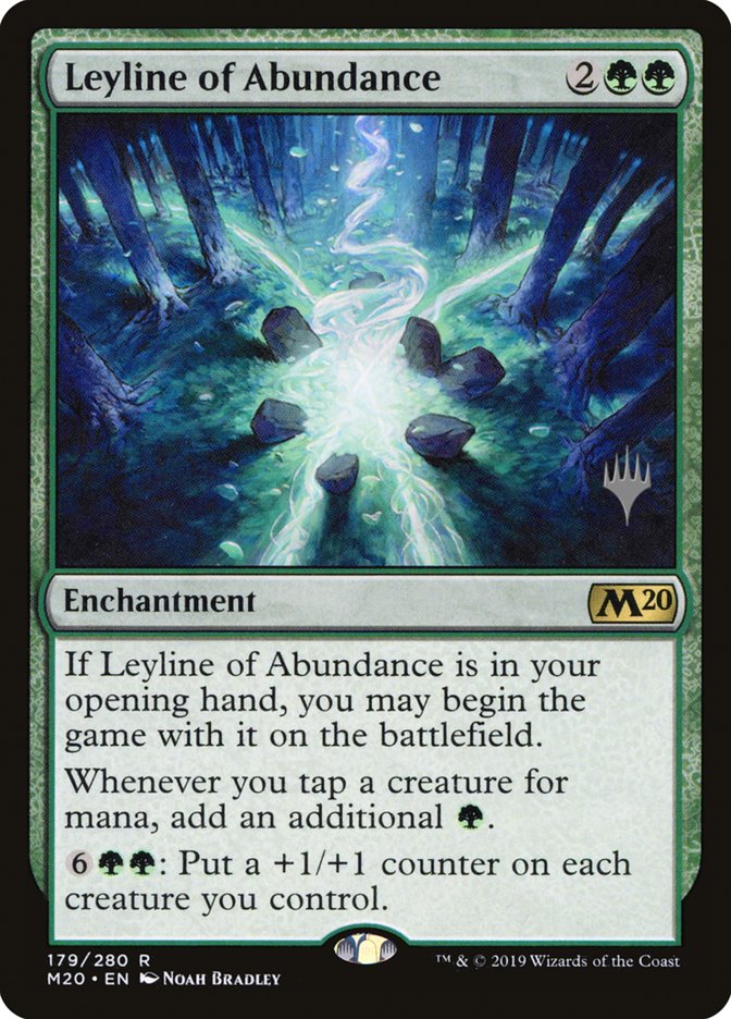 Leyline of Abundance [Core Set 2020 Promos] | Card Citadel