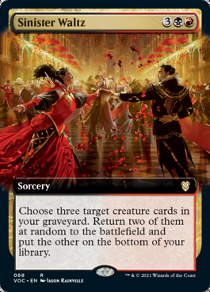 Sinister Waltz (Extended) [Innistrad: Crimson Vow Commander] | Card Citadel