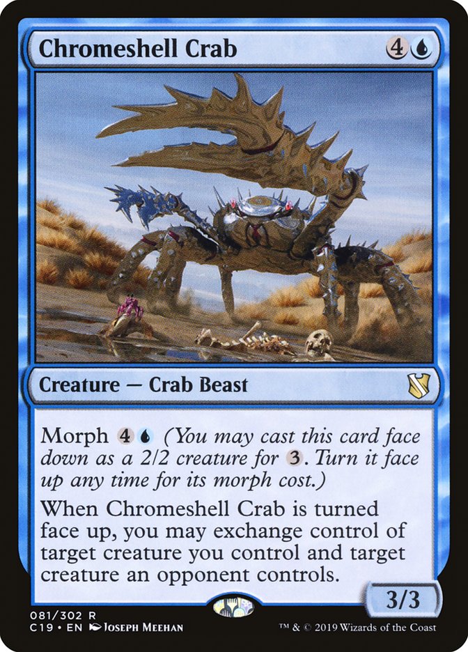 Chromeshell Crab [Commander 2019] | Card Citadel