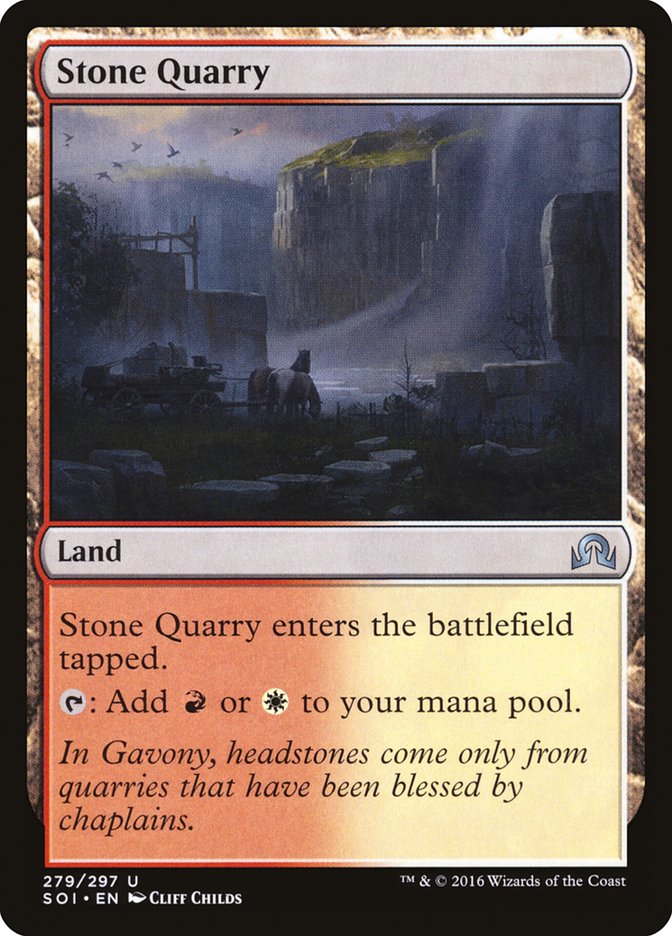 Stone Quarry [Shadows over Innistrad] | Card Citadel