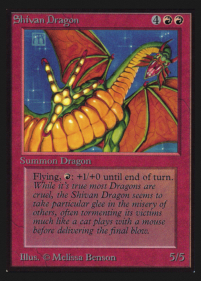 Shivan Dragon (IE) [Intl. Collectors’ Edition] | Card Citadel