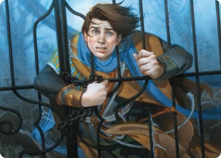 Locked in the Cemetery Art Card [Innistrad: Midnight Hunt Art Series] | Card Citadel