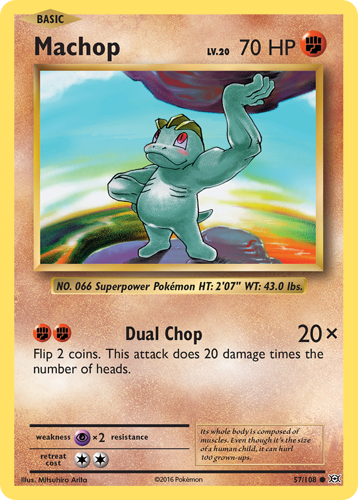 Machop (57/108) [XY: Evolutions] | Card Citadel