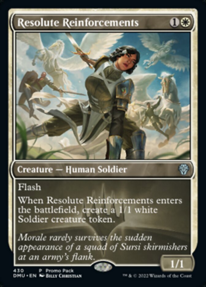Resolute Reinforcements (Promo Pack) [Dominaria United Promos] | Card Citadel