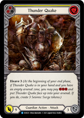 Thunder Quake (Yellow) [EVR025] (Everfest)  1st Edition Rainbow Foil | Card Citadel