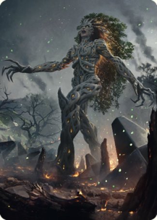 Titania, Gaea Incarnate Art Card [The Brothers' War Art Series] | Card Citadel