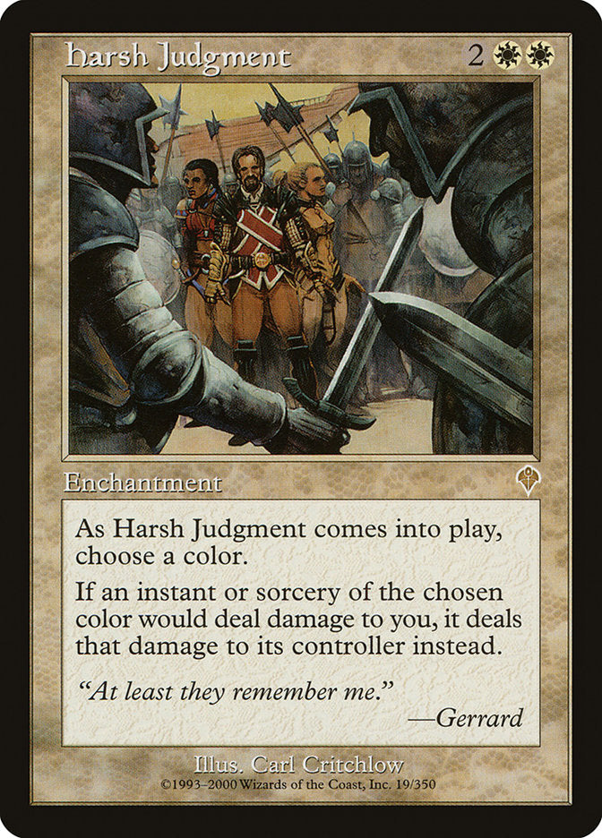 Harsh Judgment [Invasion] | Card Citadel