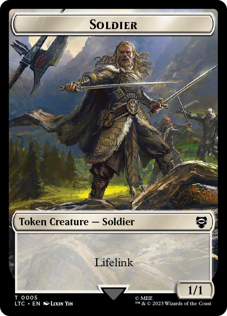 Soldier // Food Token [The Lord of the Rings: Tales of Middle-Earth Commander Tokens] | Card Citadel