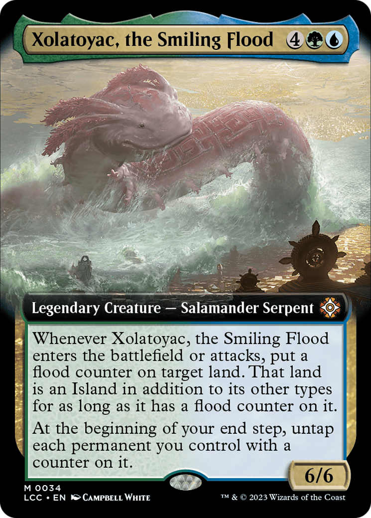 Xolatoyac, the Smiling Flood (Extended Art) [The Lost Caverns of Ixalan Commander] | Card Citadel