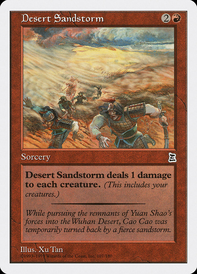 Desert Sandstorm [Portal Three Kingdoms] | Card Citadel