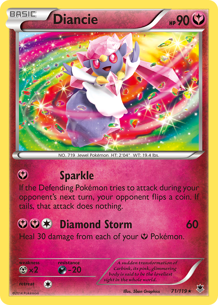 Diancie (71/119) [XY: Phantom Forces] | Card Citadel