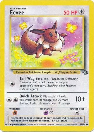 Eevee (51/64) [Jungle Unlimited] | Card Citadel