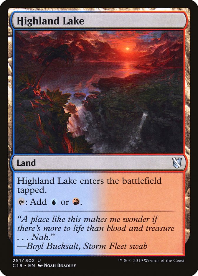 Highland Lake [Commander 2019] | Card Citadel