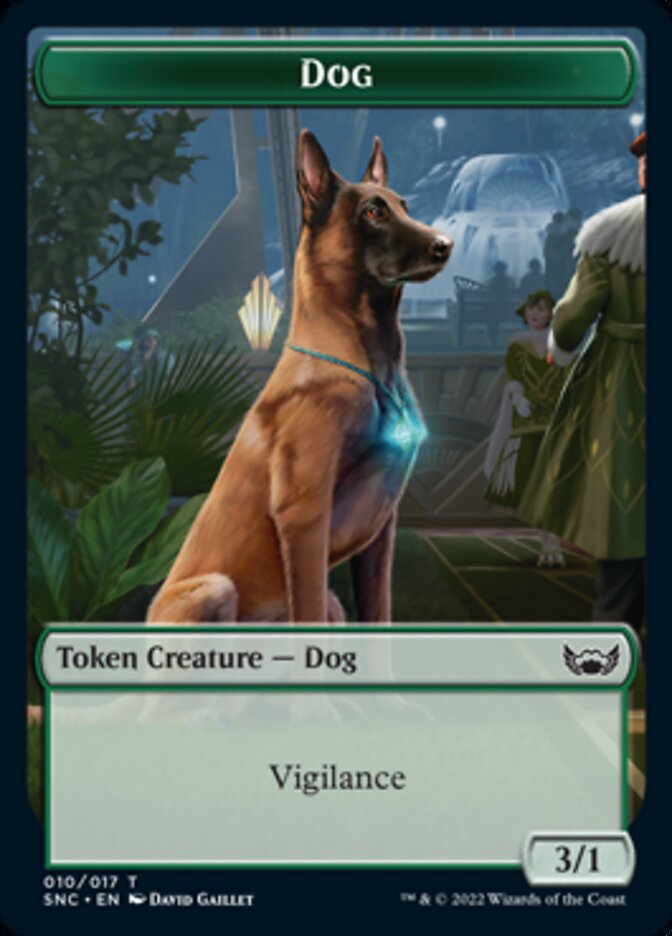 Dog Token [Streets of New Capenna Tokens] | Card Citadel